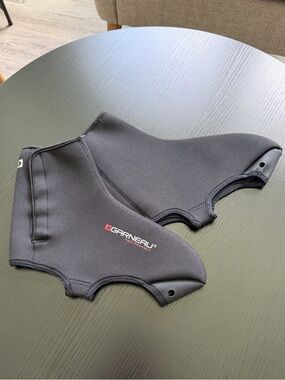 LOUIS GARNEAU Black Neoprene Cycling Shoe Covers